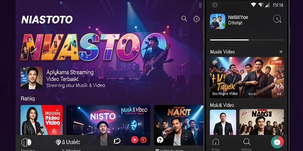 Tampilan antarmuka NIASTOTO untuk streaming video yang menarik dan user-friendly.