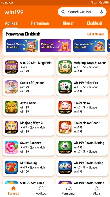 win199 | Indeks Aplikasi Populer dan Kanal Uji Terfavorit
